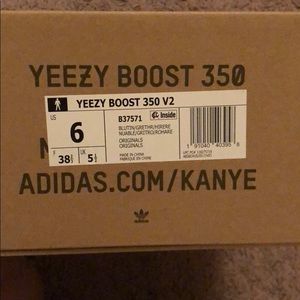 Yeezy Boost 360 V2-Blue Tint *MENS size 6*
